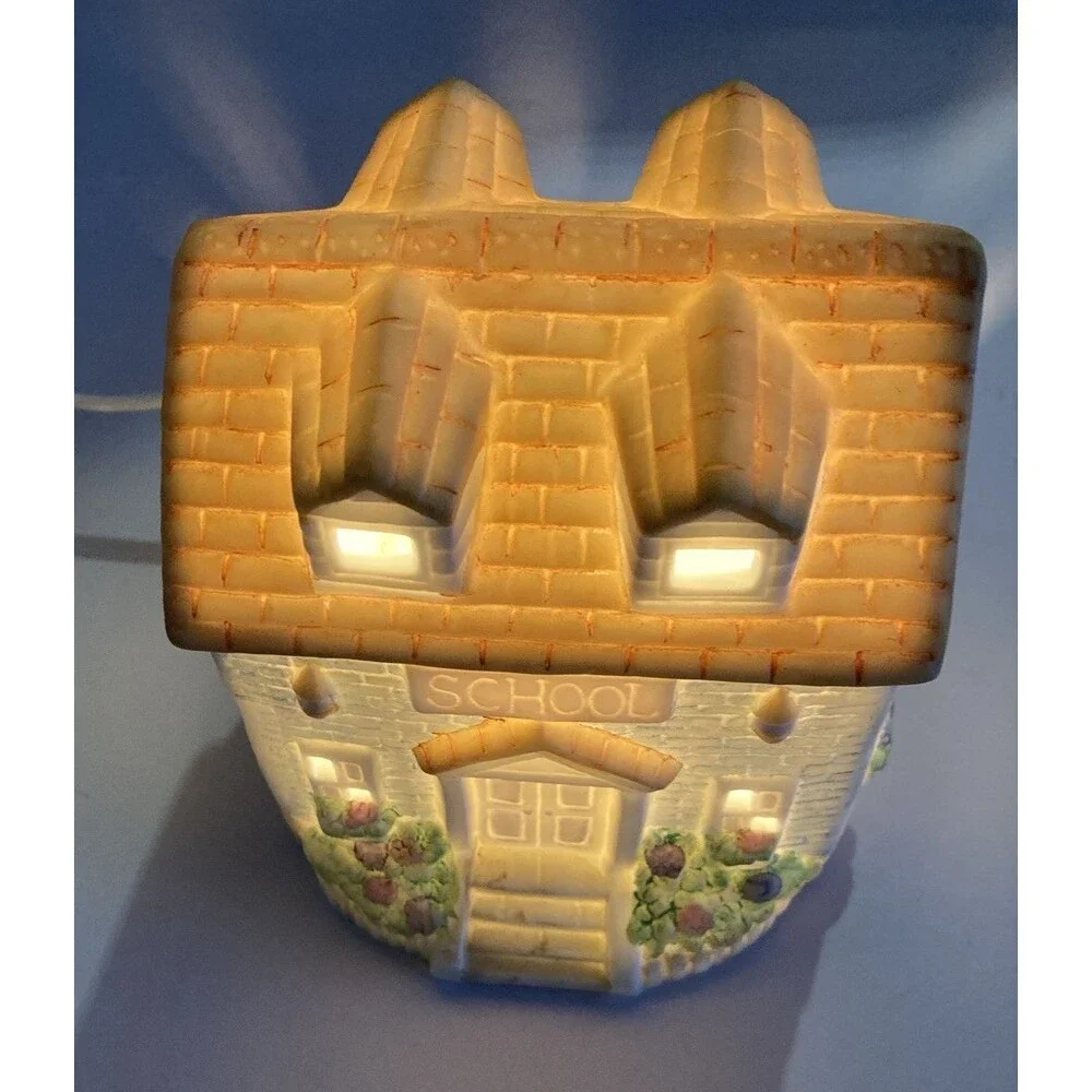 Collectible Light  Victoria Lamp Ceramic Cobblestone Design – Colorful Electric